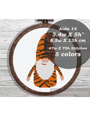 Boho gnome cross stitch pattern Comparez plus de prix