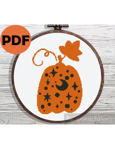 Halloween Pumpkin cross stitch pattern solde