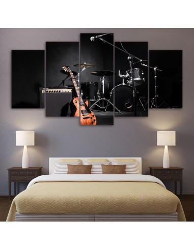 Tableau Guitare et batterie france